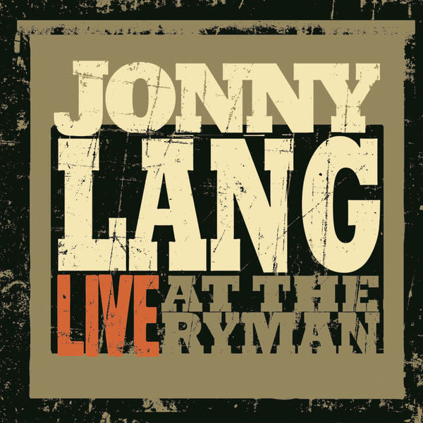 Jonny Lang: Live At The Ryman CD