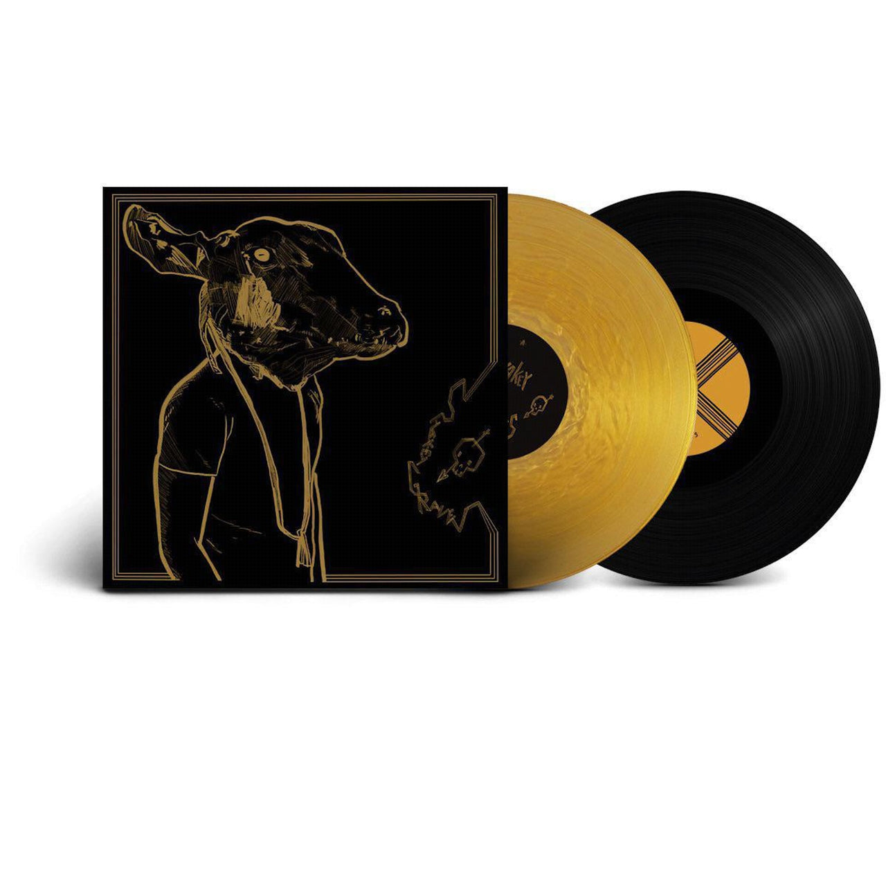 Shakey Graves: Roll The Bones X Vinyl LP (Gold & Black)