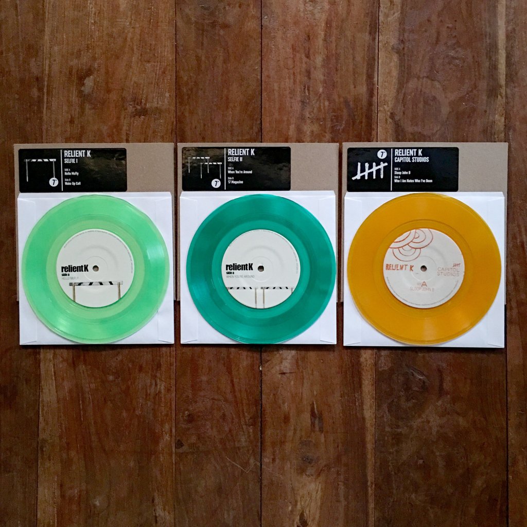 Relient K: 7" Vinyl Series 2 (Capitol Studios, Selfie 1 & 2)