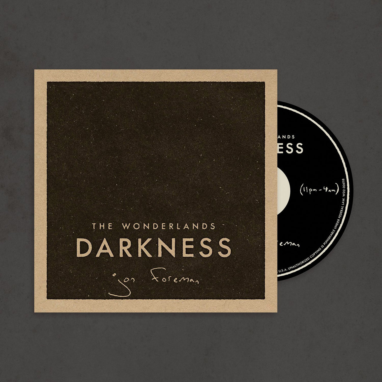 Jon Foreman: The Wonderlands - Darkness CD