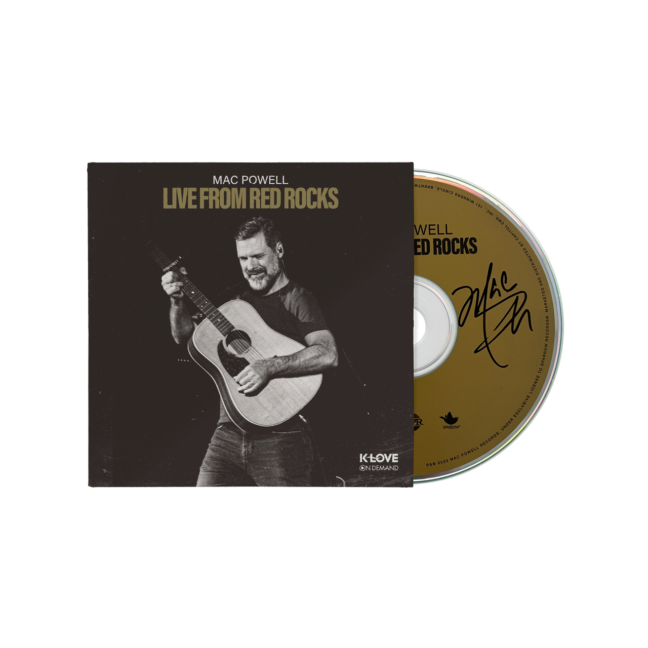 Mac Powell: Live From Red Rocks CD (Autographed)