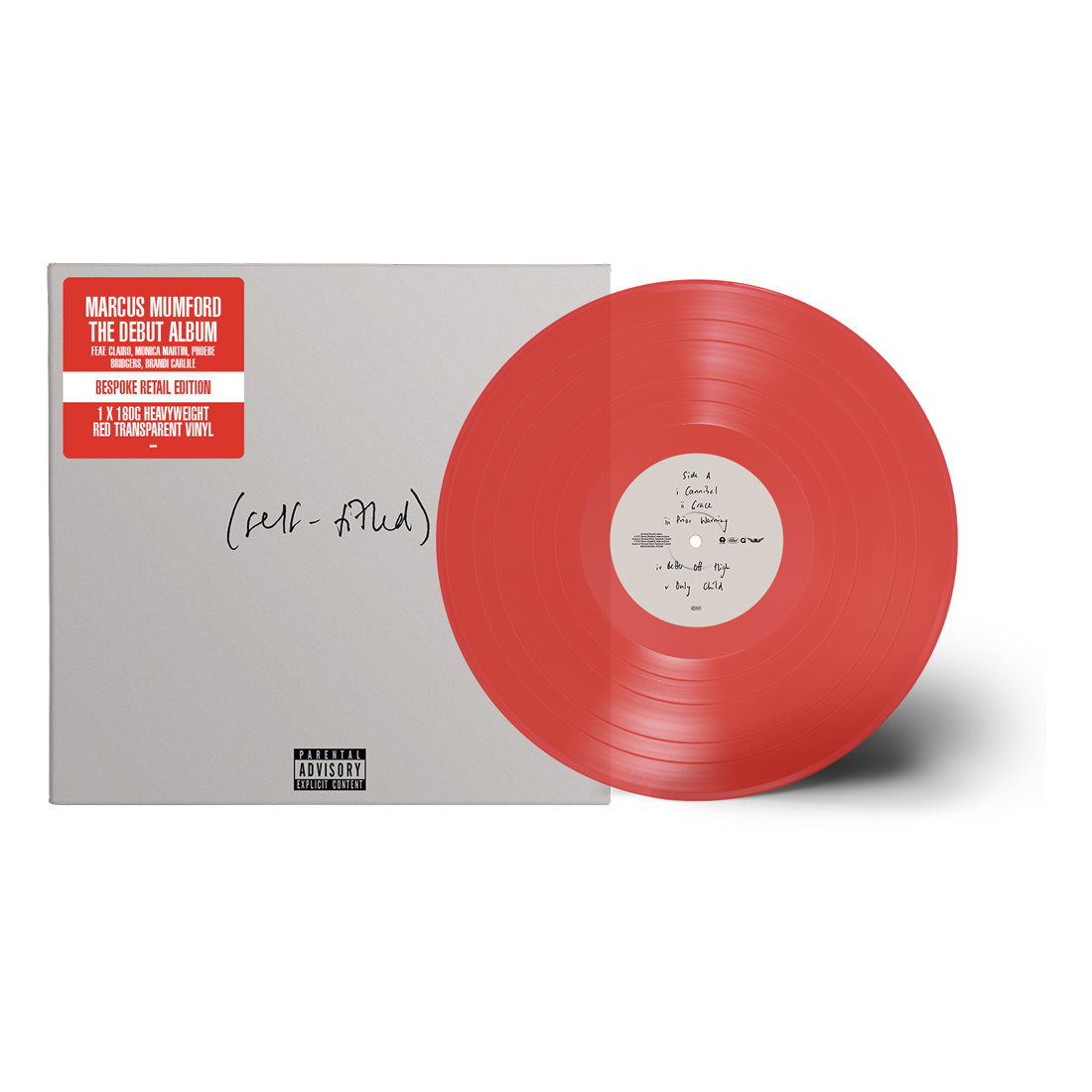 Marcus Mumford: (Self-Titled) Vinyl LP (Transparent Red)