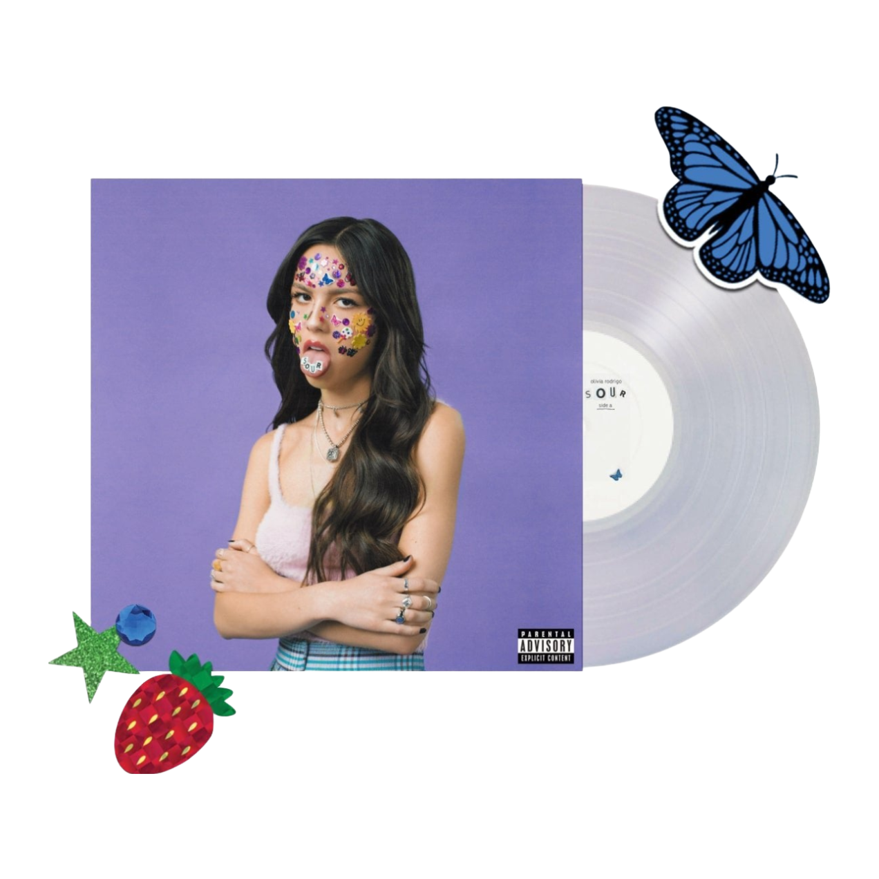 Olivia Rodrigo: Sour Vinyl LP (Limited Edition Crystal Vellum)