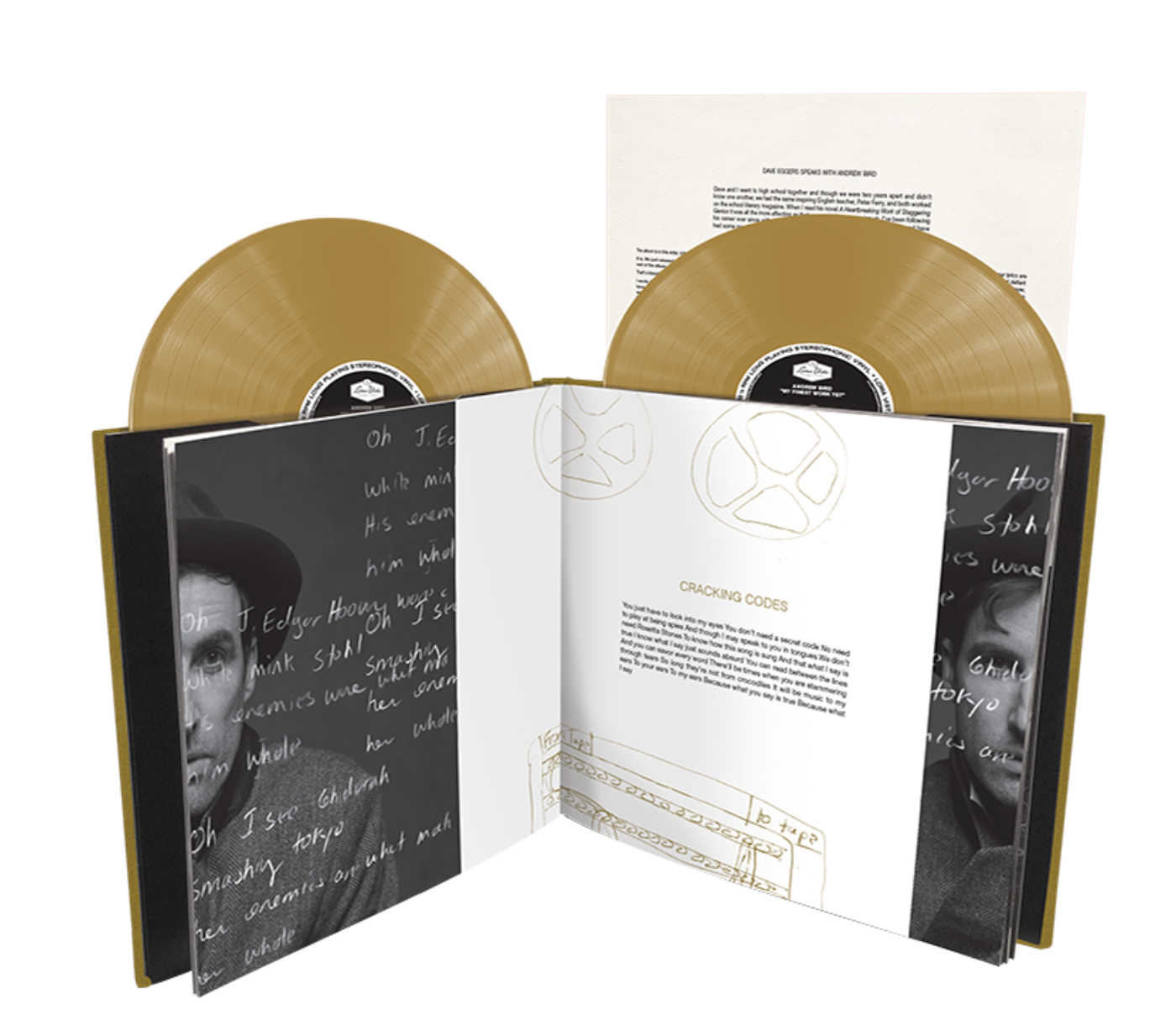 Andrew Bird: My Finest Work Yet Limited Edition Gold Vinyl + Book