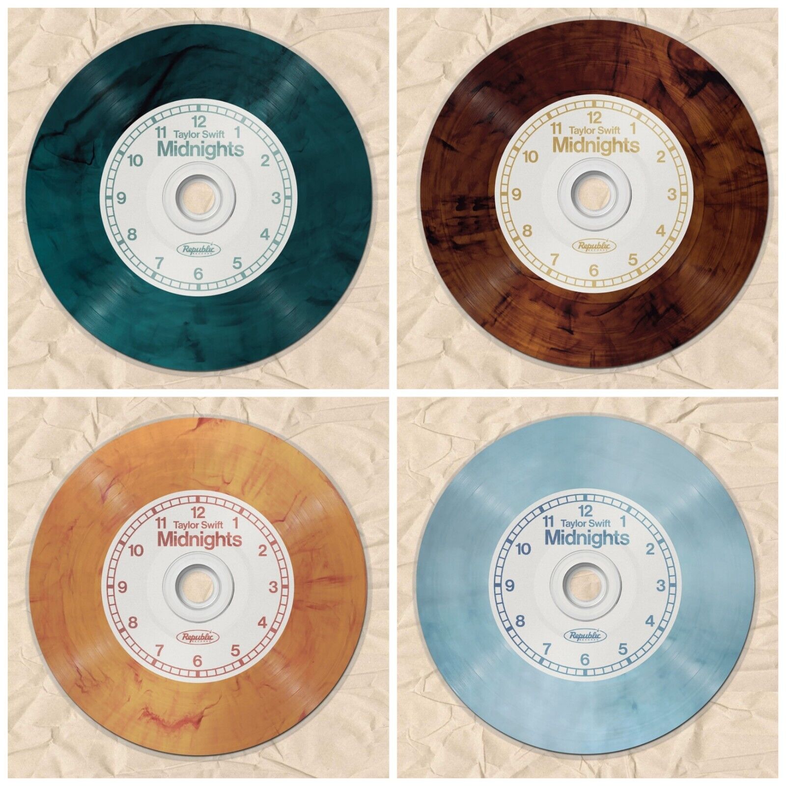 Taylor Swift CDコレクション Taylor Swift: Midnights CD Collection (All 4 Variants - Clean