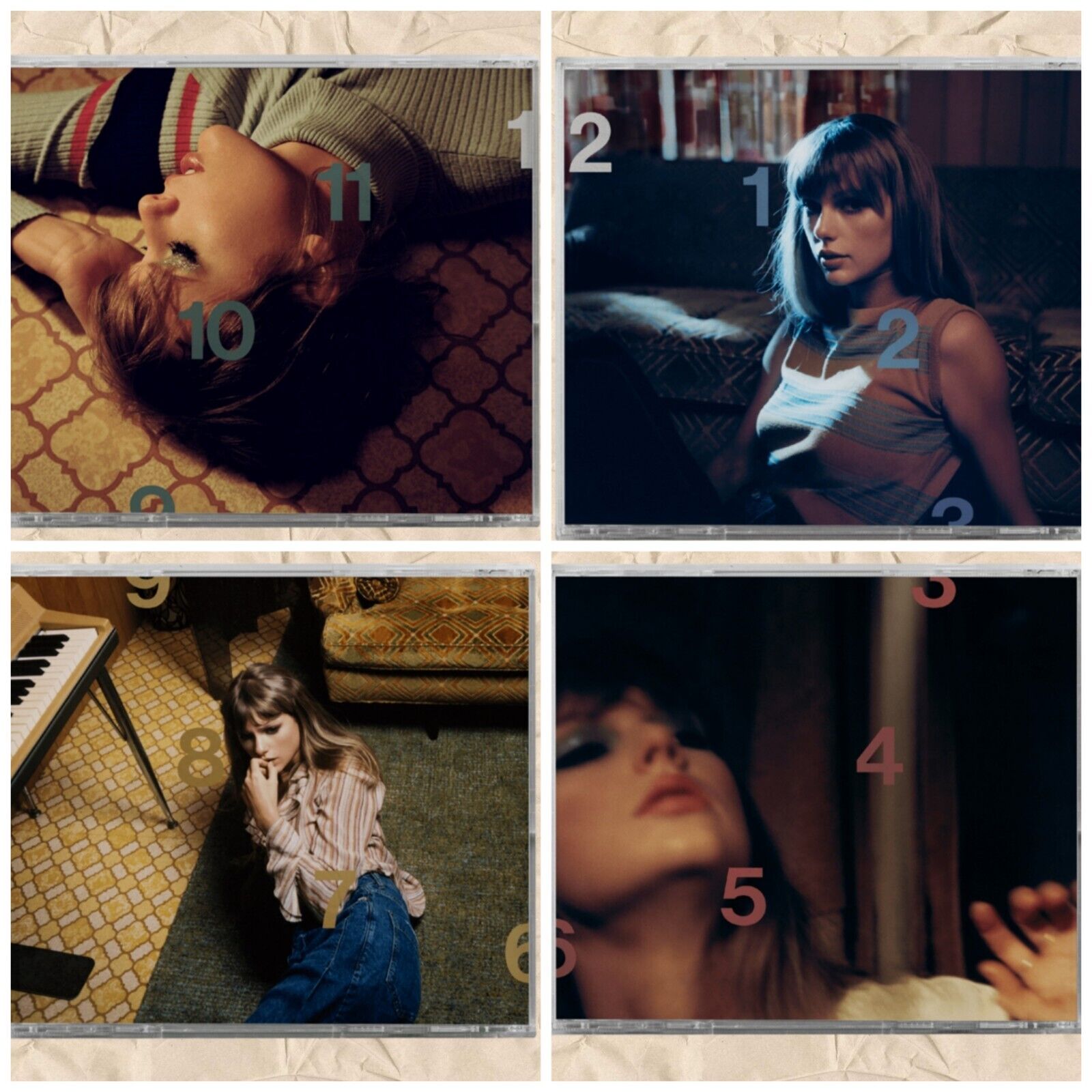 Taylor Swift: Midnights CD Collection (All 4 Variants - Clean