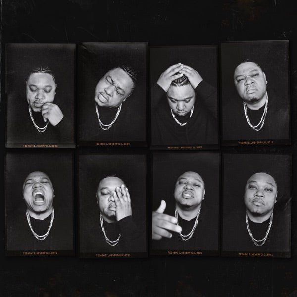 Tedashii: Never Fold Vinyl LP (Clear w/ Orange Splatter)