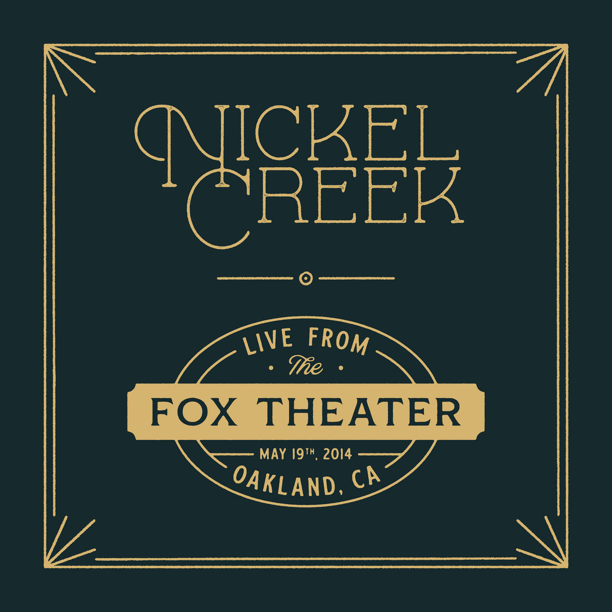 Nickel Creek: Live From The Fox Theater 180 gram black vinyl