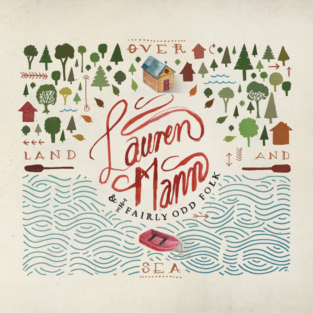 Lauren Mann and The Fairly Odd Folk: Over Land and Sea Deluxe CD