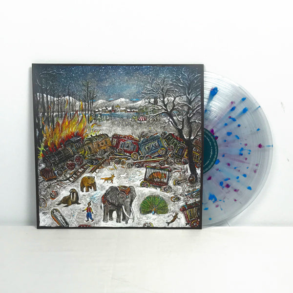 mewithoutYou: Ten Stories Vinyl LP (Clear with blue & purple splatter)