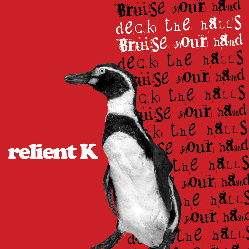 Relient K: Deck The Halls, Bruise Your Hand Vinyl LP (Balck/White Swirl)