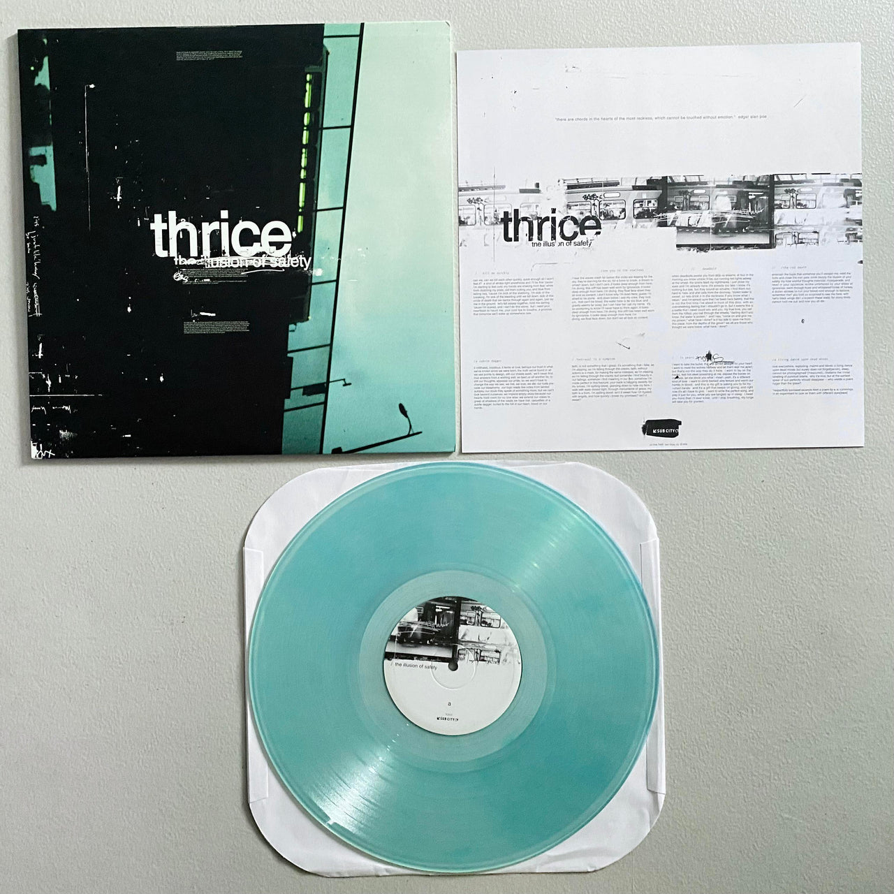 Thrice: The Illusion of Safety Vinyl LP (20th Anniversary, Electric Blue)