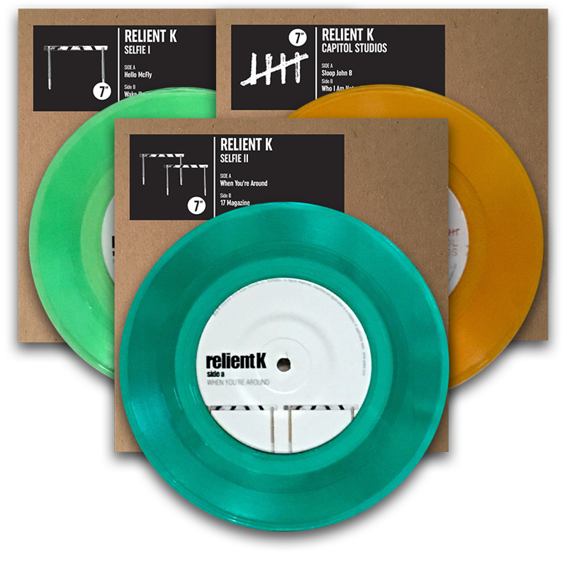 Relient K: 7" Vinyl Series 2 (Capitol Studios, Selfie 1 & 2)