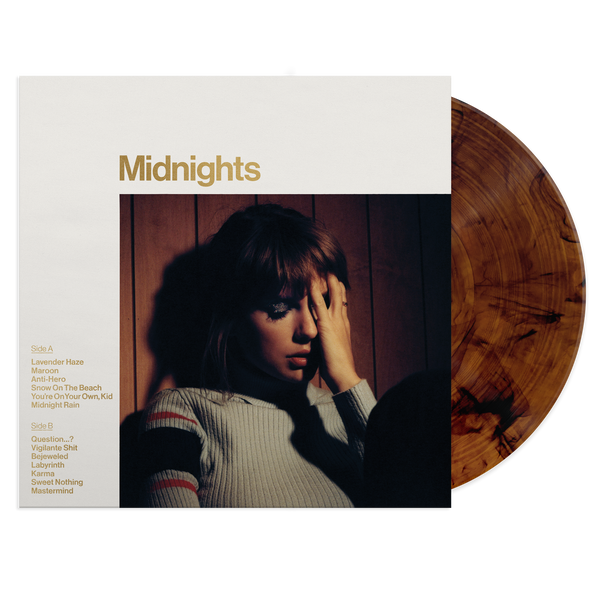 Taylor Swift autographed mahogany midnights shops vinyl signed